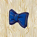 dark blue bow tie image